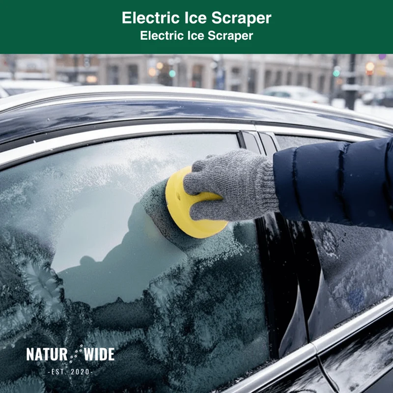 Electric Car Ice Scraper – USB Rechargeable Snow Remover