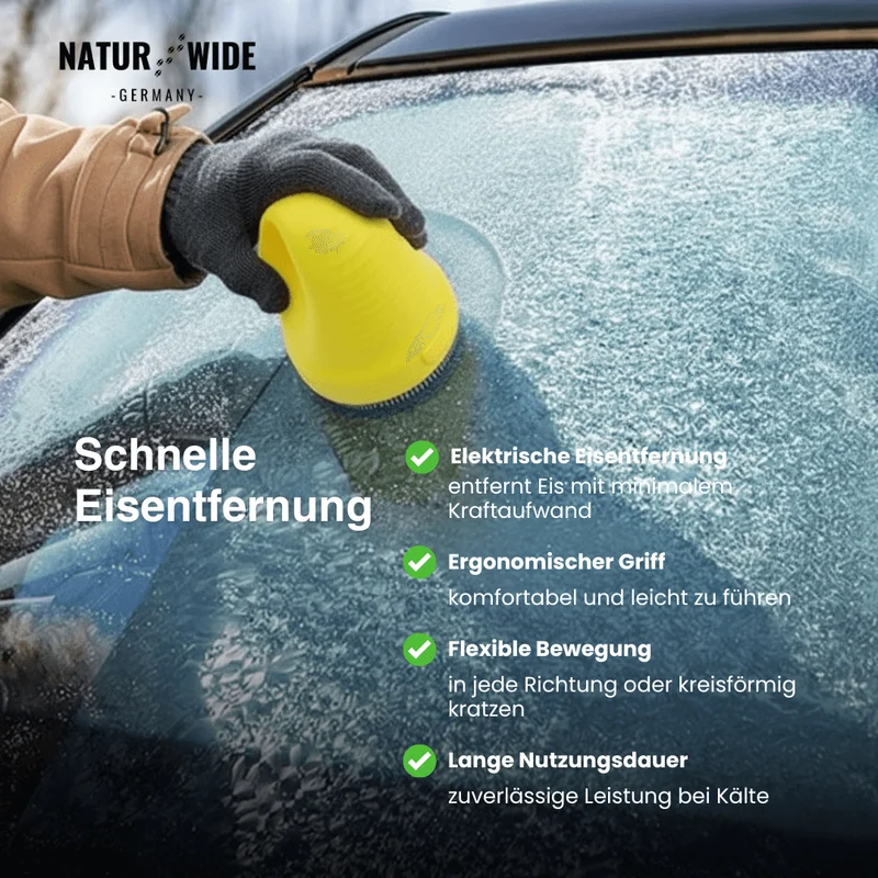Electric Car Ice Scraper – USB Rechargeable Snow Remover