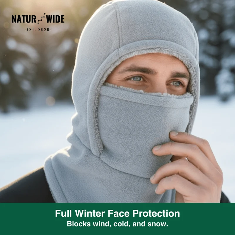 3-in-1 Winter Balaclava – Hat, Scarf & Face Mask