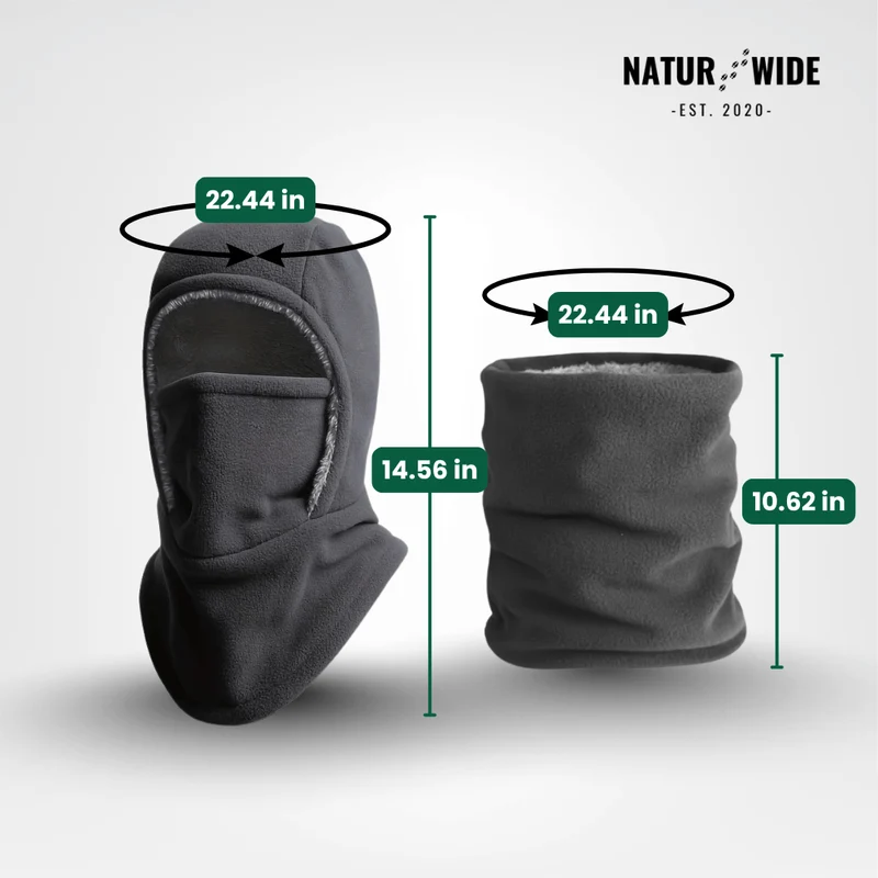 3-in-1 Winter Balaclava – Hat, Scarf & Face Mask