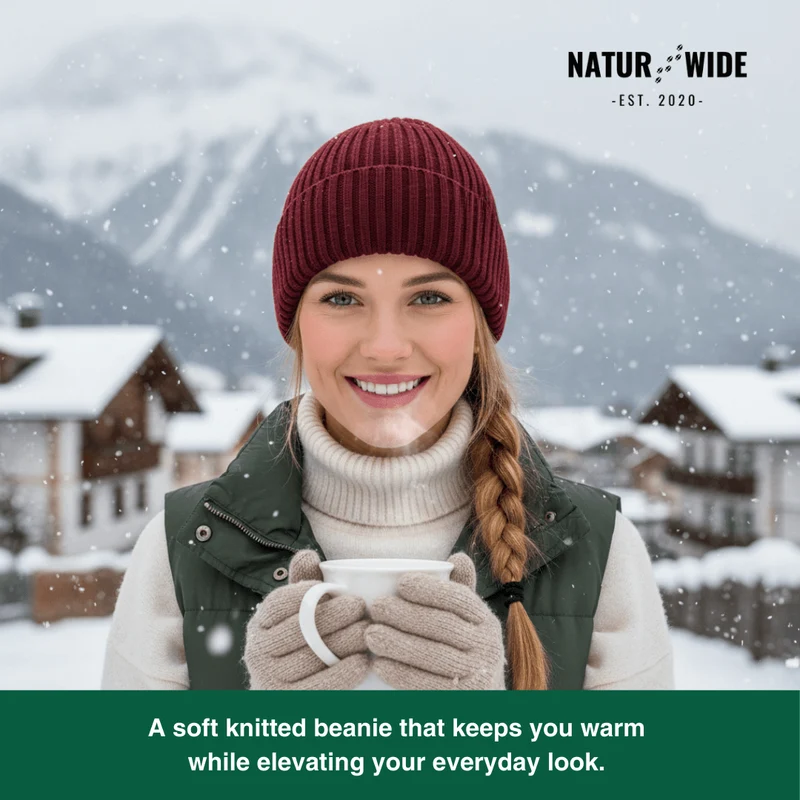 Premium Knitted Beanie – Warm Unisex Winter Hat