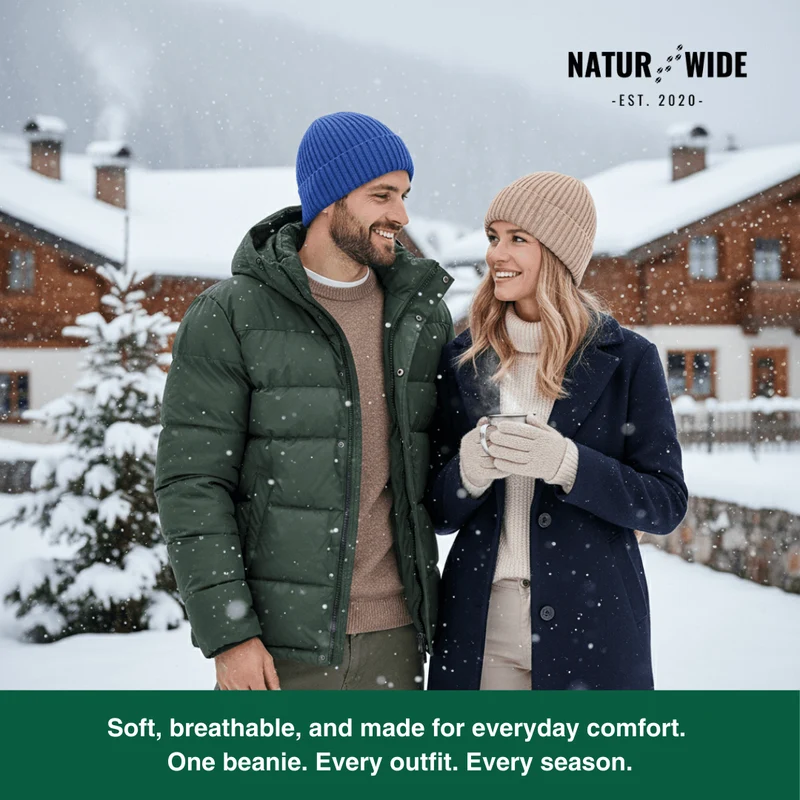 Premium Knitted Beanie – Warm Unisex Winter Hat