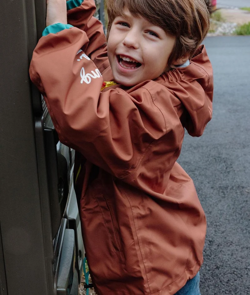 Wasserdichte Jacke Peanut