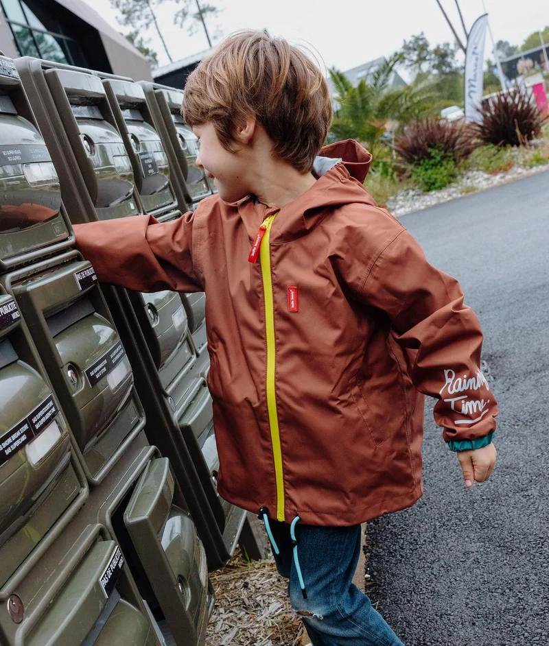 Wasserdichte Jacke Peanut