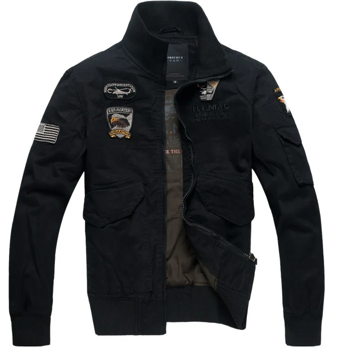 Herren Modische Utility-Jacke Drune