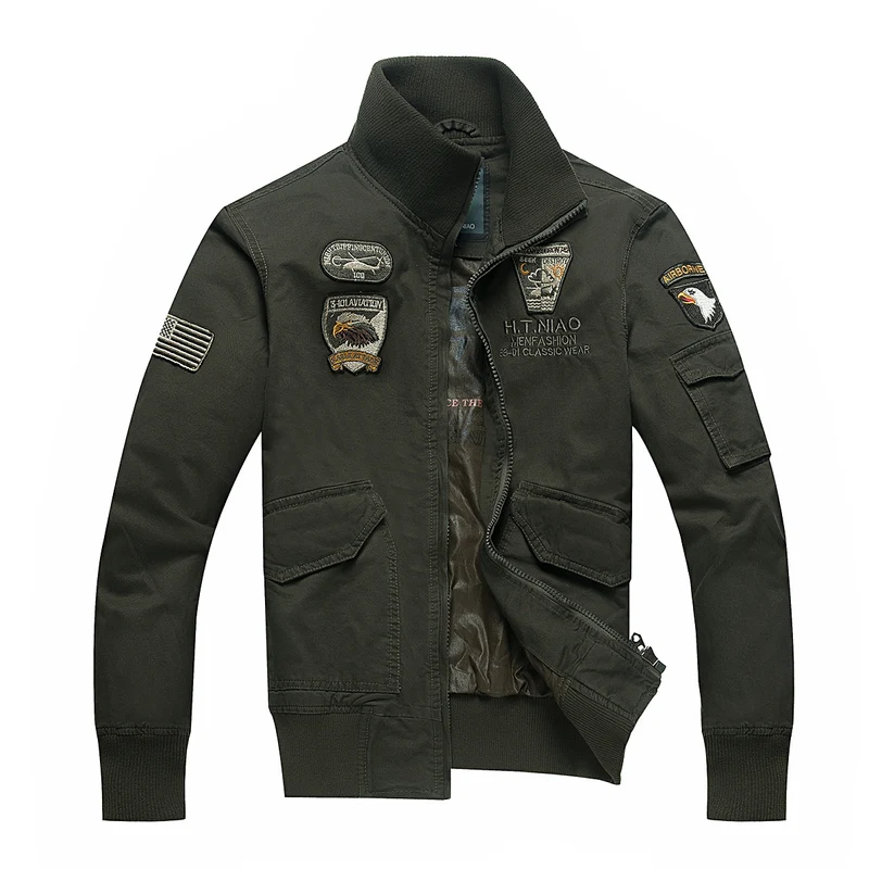 Herren Modische Utility-Jacke Drune