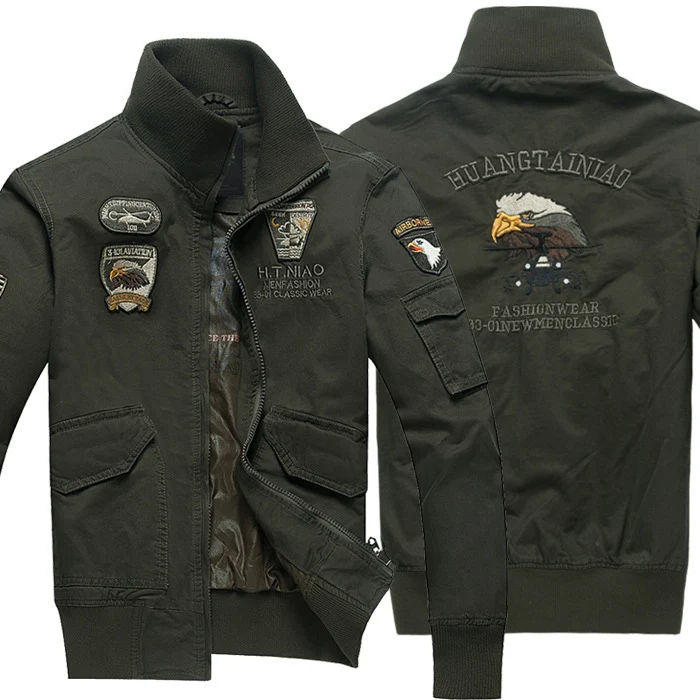 Herren Modische Utility-Jacke Drune