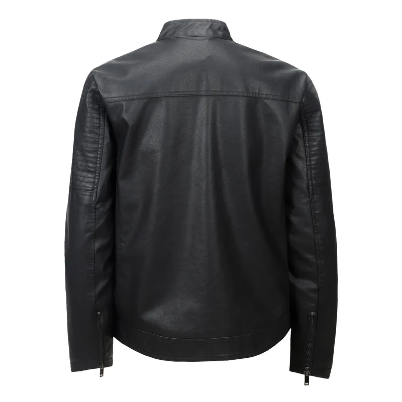 Herren Modische und hochwertige Lederjacke Drune