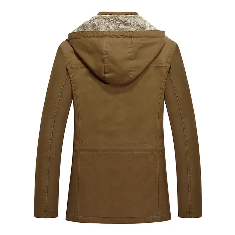 Herren Modische Outdoor-Jacke mit kuscheligem Futter Drune