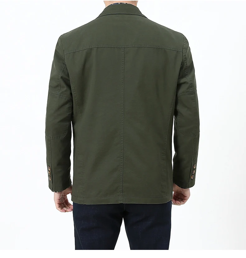 Herren Modische Freizeitjacke mit Taschen Drune