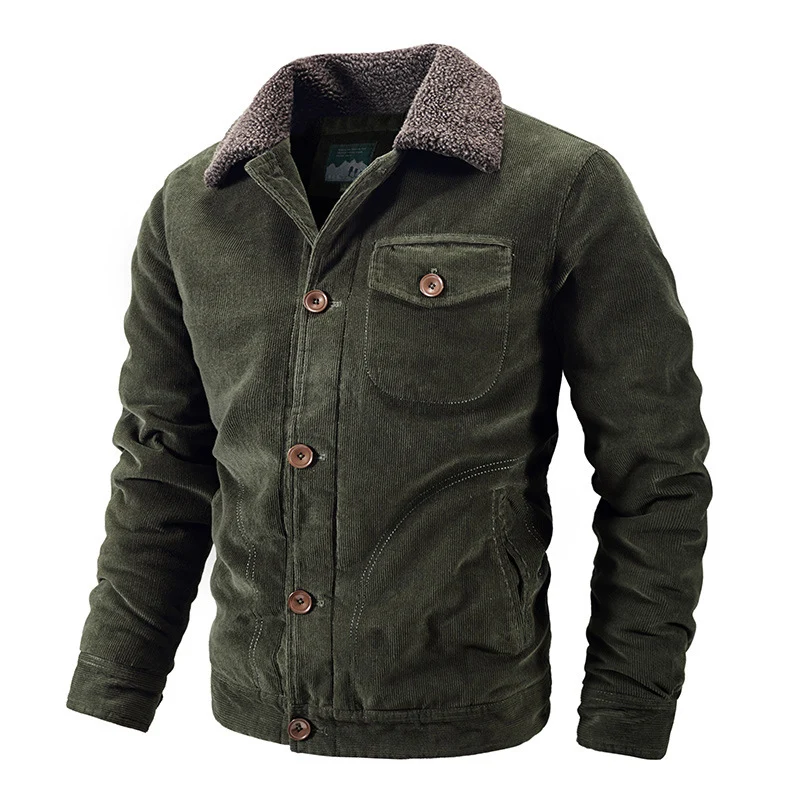 Herren Modische Cordjacke Drune