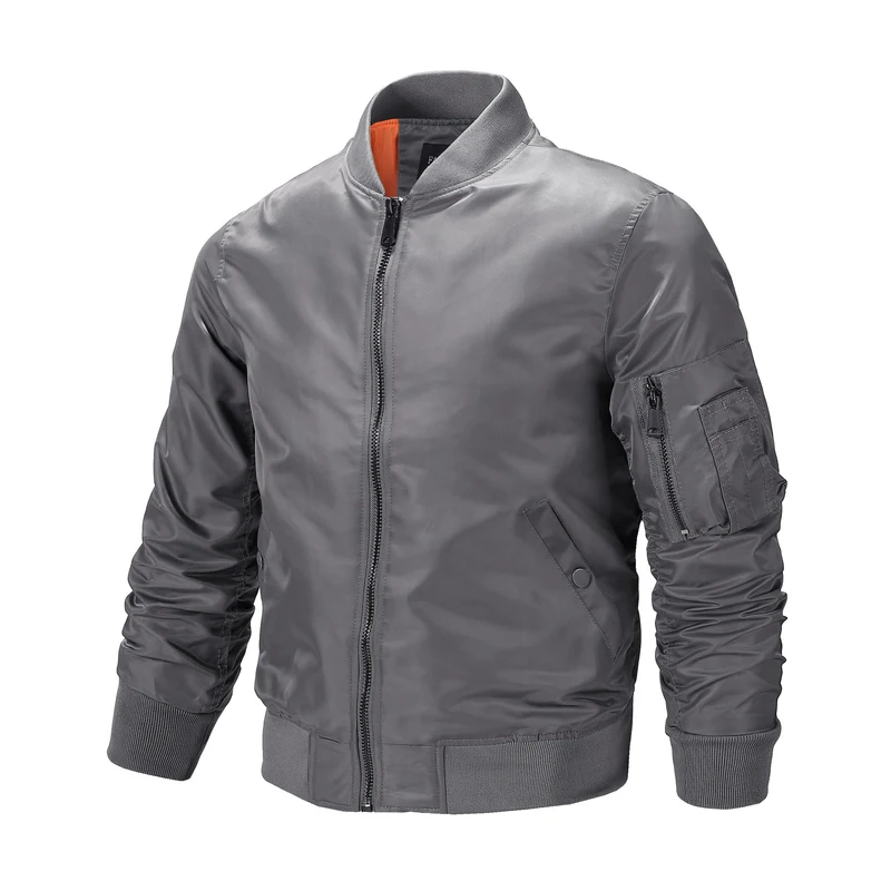 Herren Modische Bomberjacke Drune