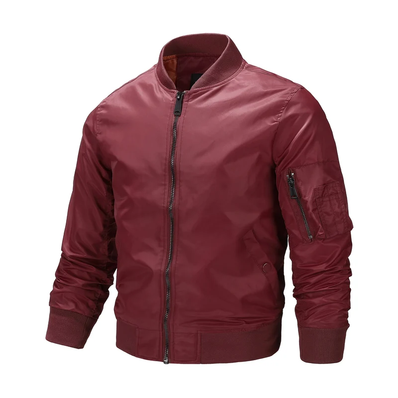Herren Modische Bomberjacke Drune
