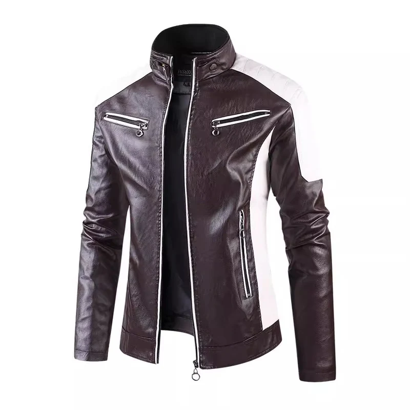 Herren Modische Bikerjacke Drune