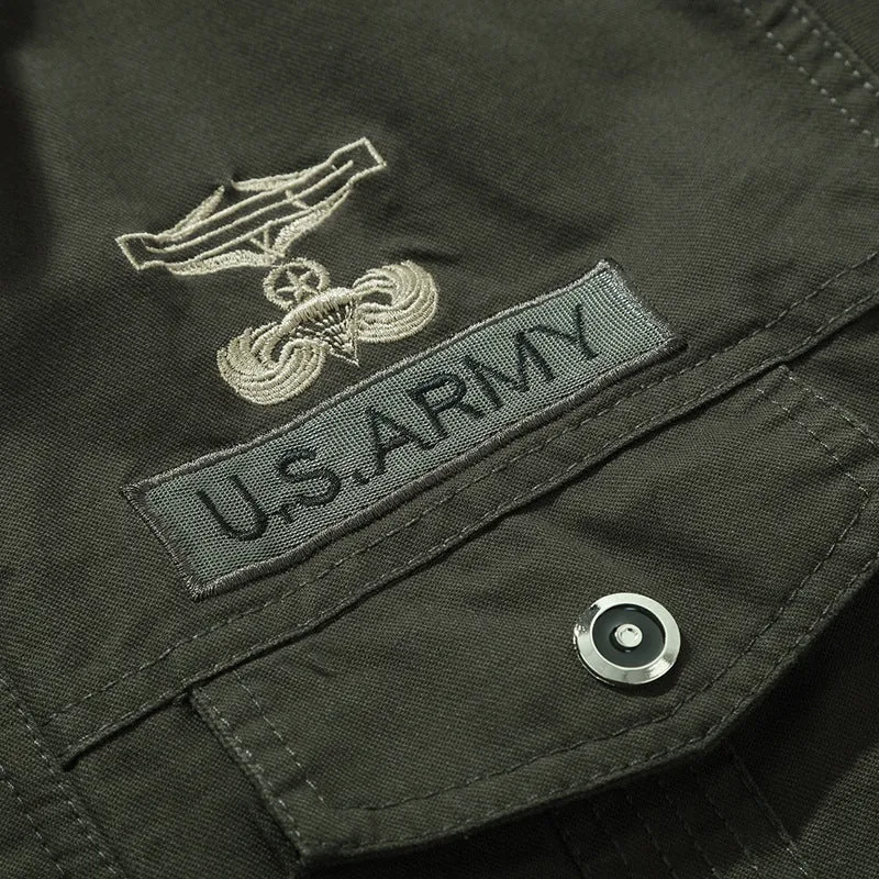 Herren Militärische Feldjacke Drune