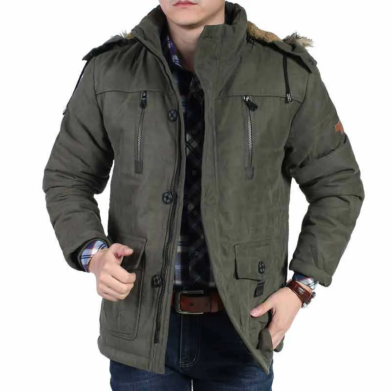 Herren Komfortable Winterparka Drune