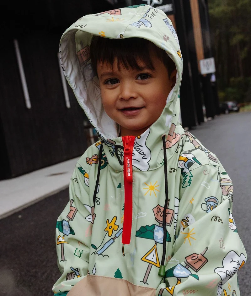 Regenponcho Mountain Ride