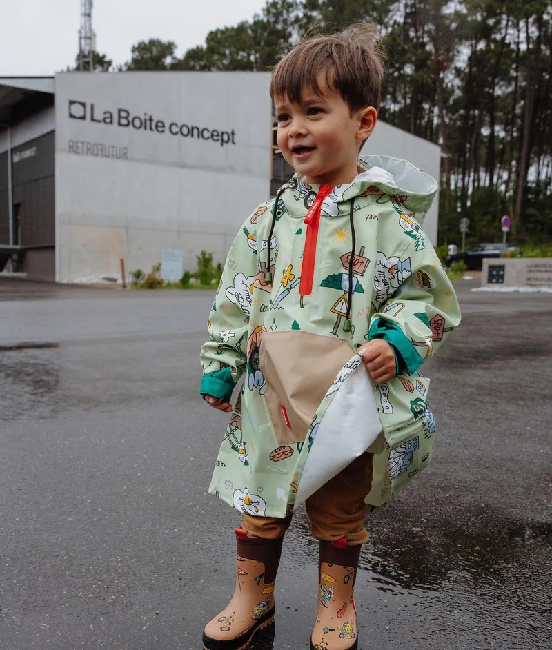 Regenponcho Mountain Ride