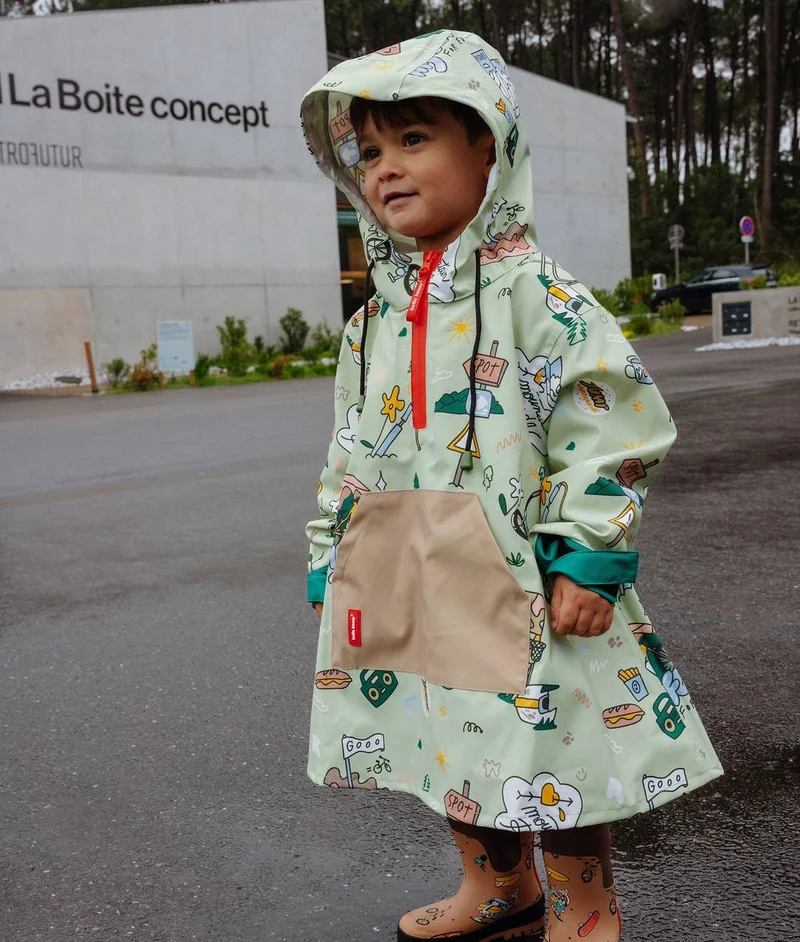 Regenponcho Mountain Ride
