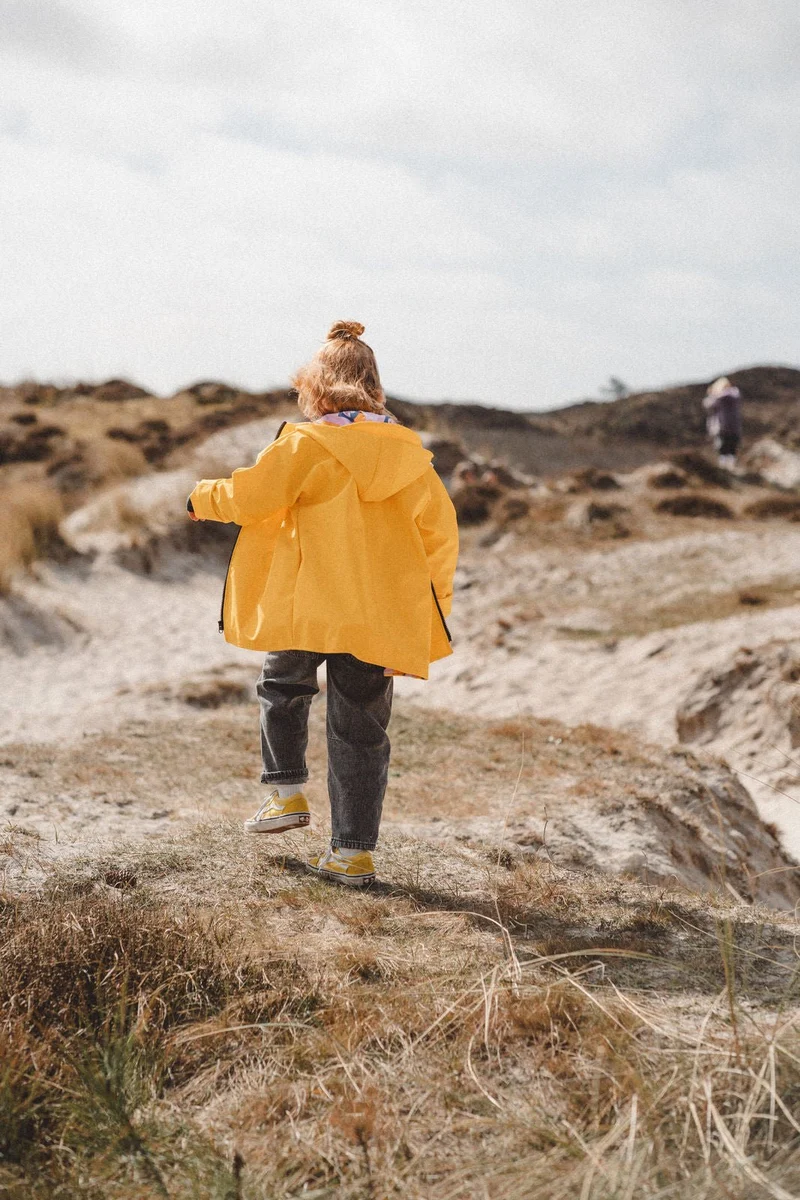 Regenjacke Gelb / Frittenliebe