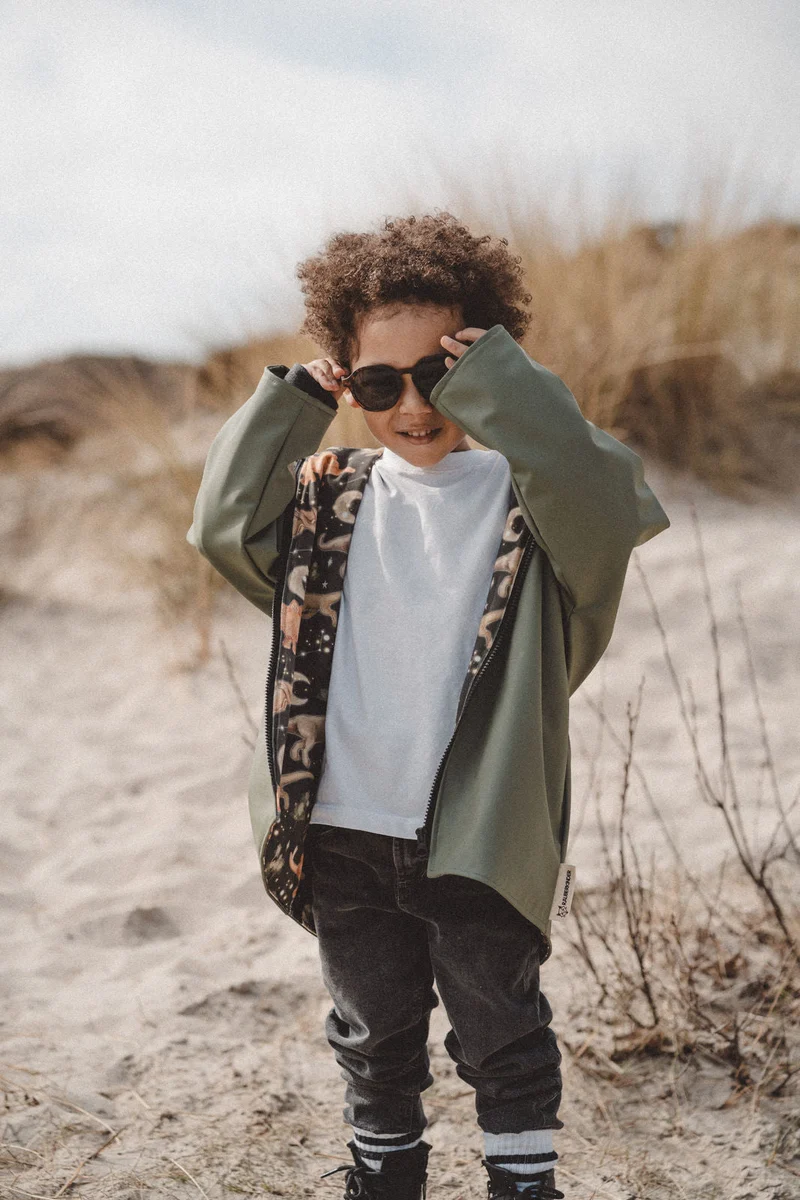 Regenjacke Olive / Dream-O-Saurus