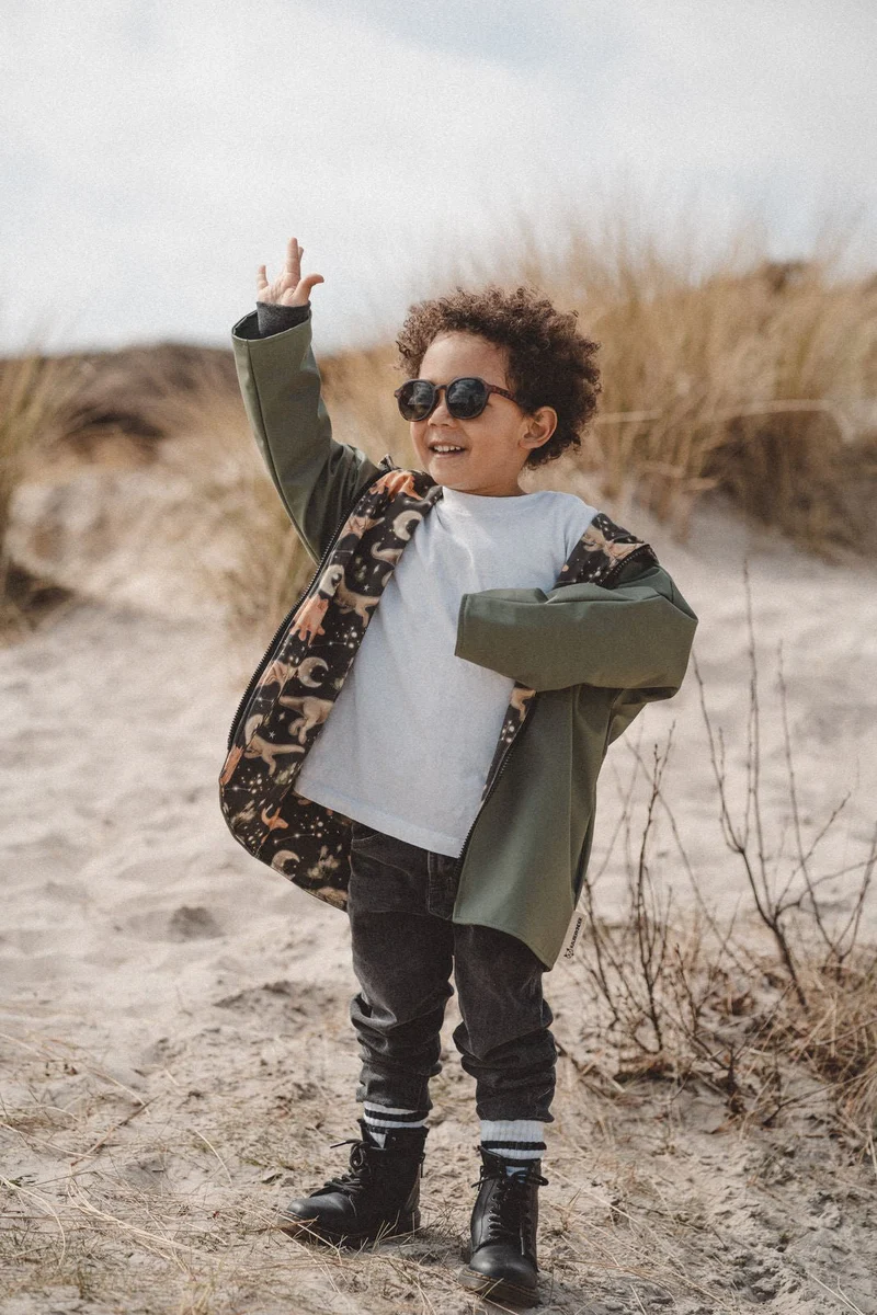 Regenjacke Olive / Dream-O-Saurus