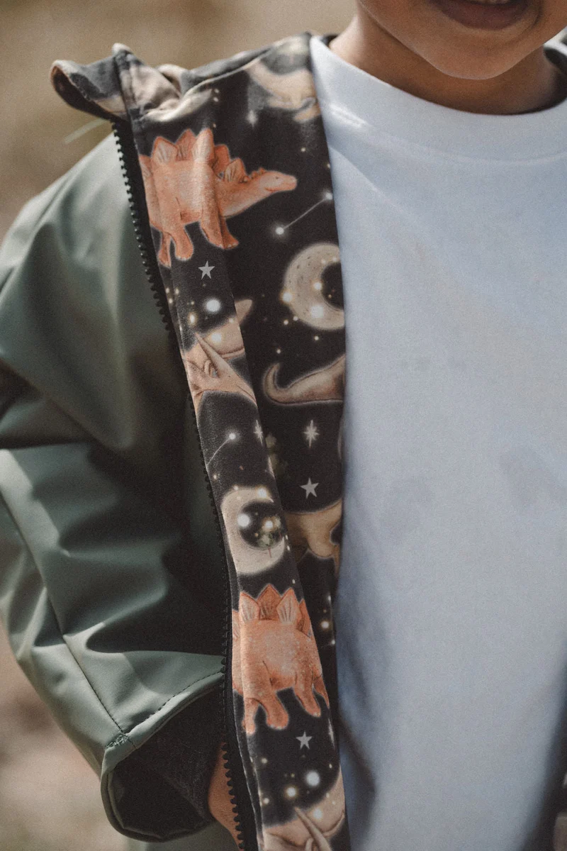 Regenjacke Olive / Dream-O-Saurus