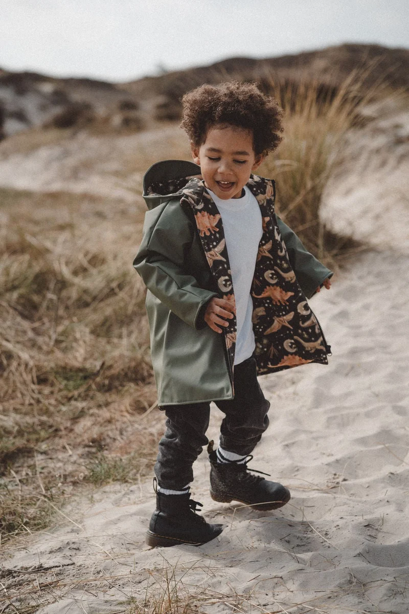 Regenjacke Olive / Dream-O-Saurus