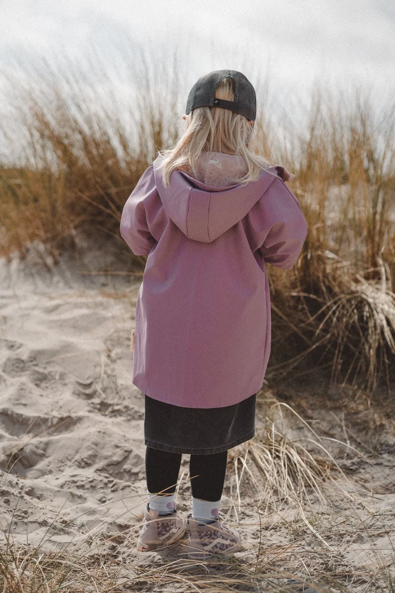 Regenjacke Mauve / Einhorn