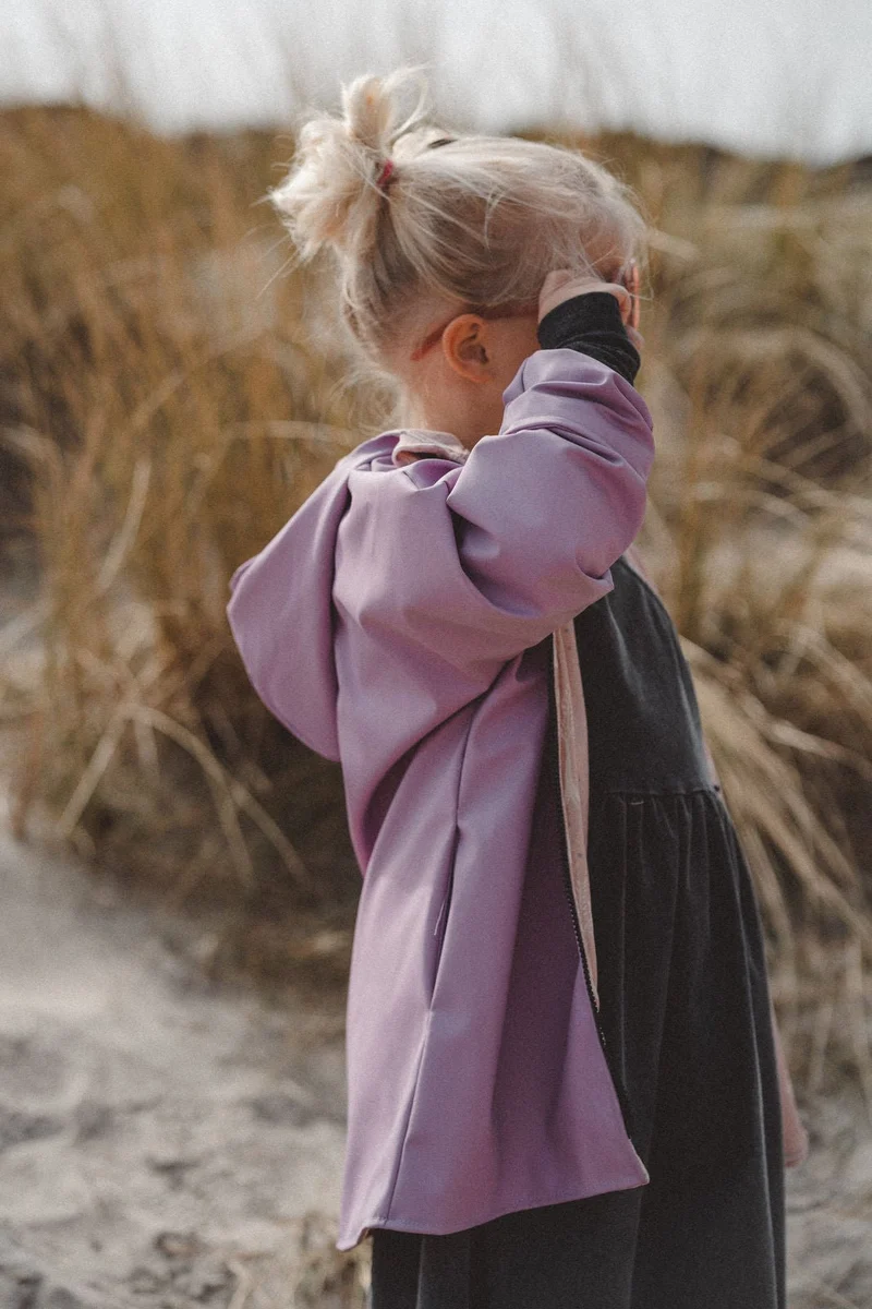 Regenjacke Mauve / Einhorn