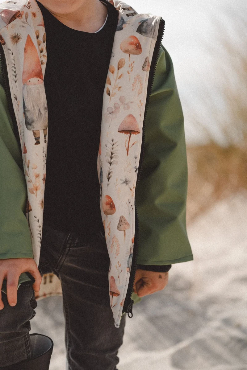 Regenjacke Eukalyptus / Wichtel