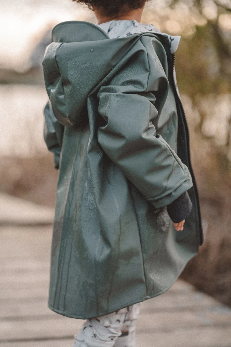 Regenjacke Olive / Roboter