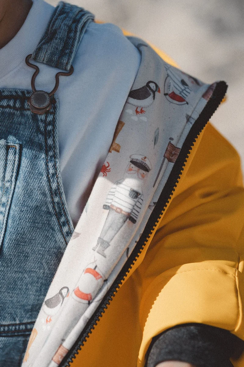 Regenjacke Gelb / Moin