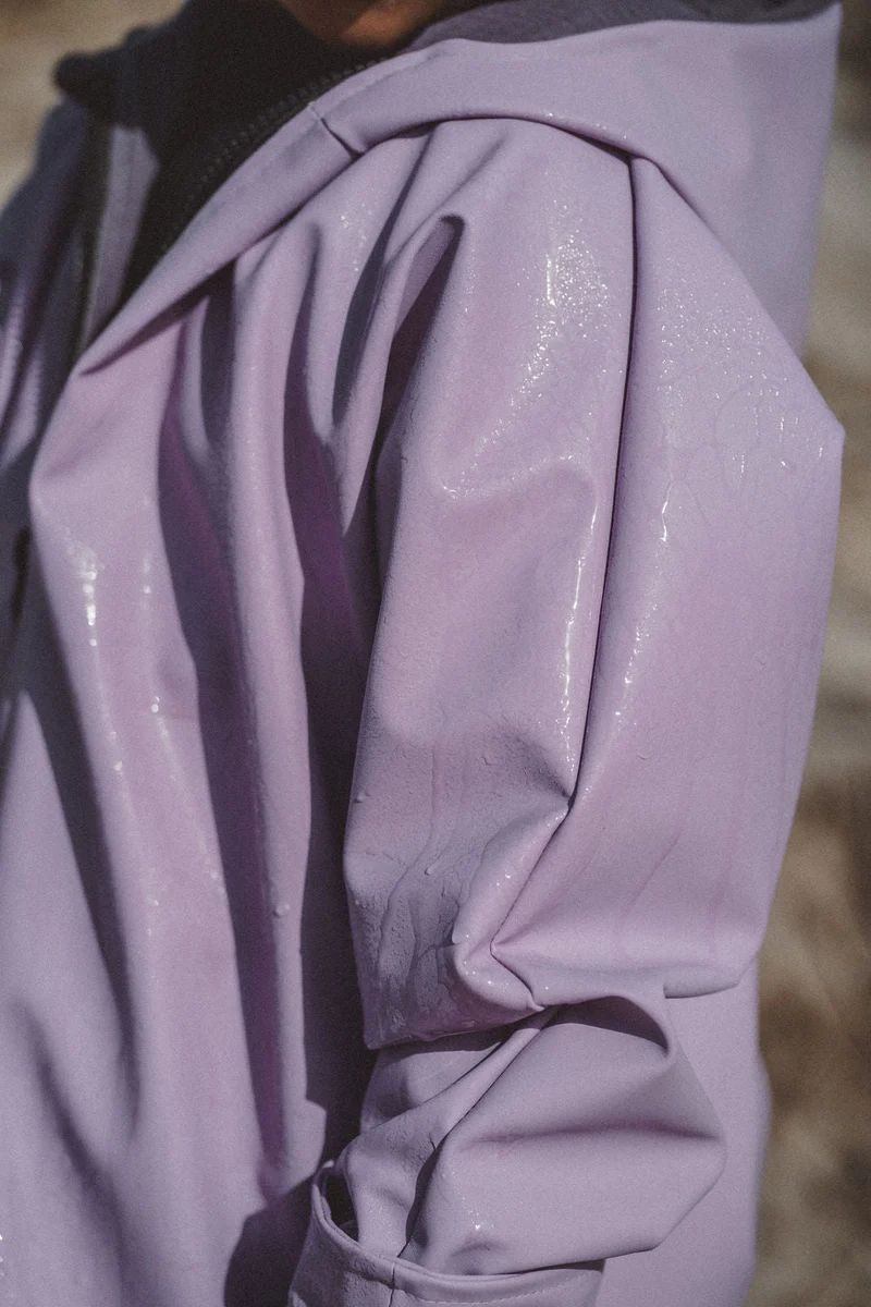 Regenjacke Mauve x Musselin