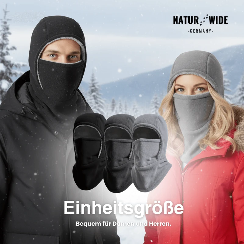3-in-1 Winter Balaclava – Mütze, Schal & Maske