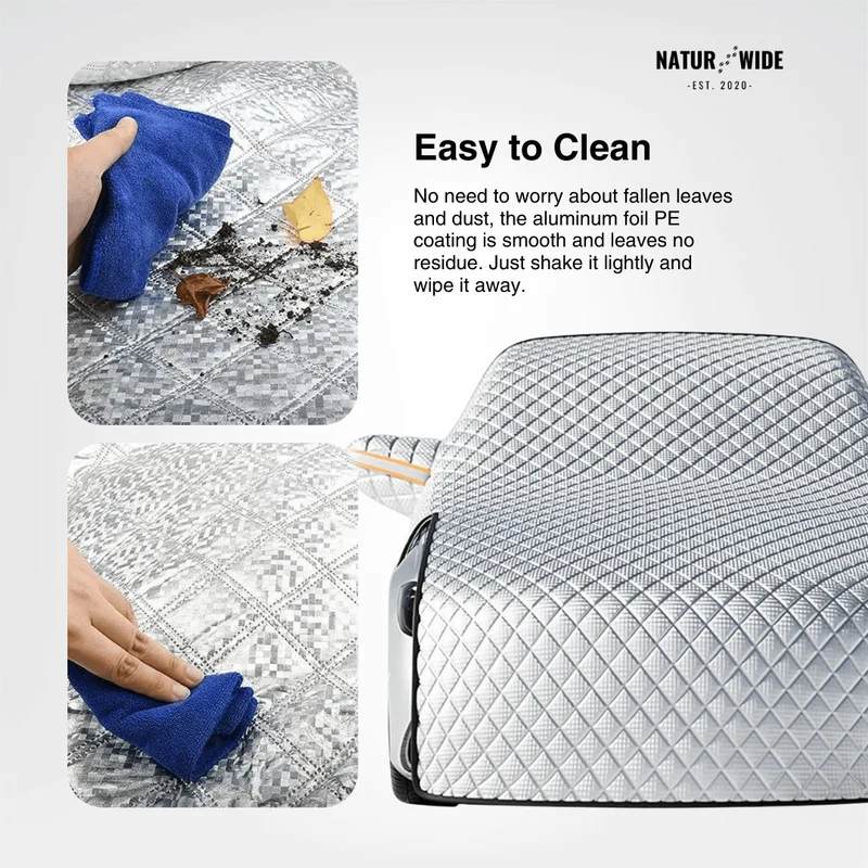 Car Windshield Snow Cover – Frost & Sun Protection for Sedans & SUVs