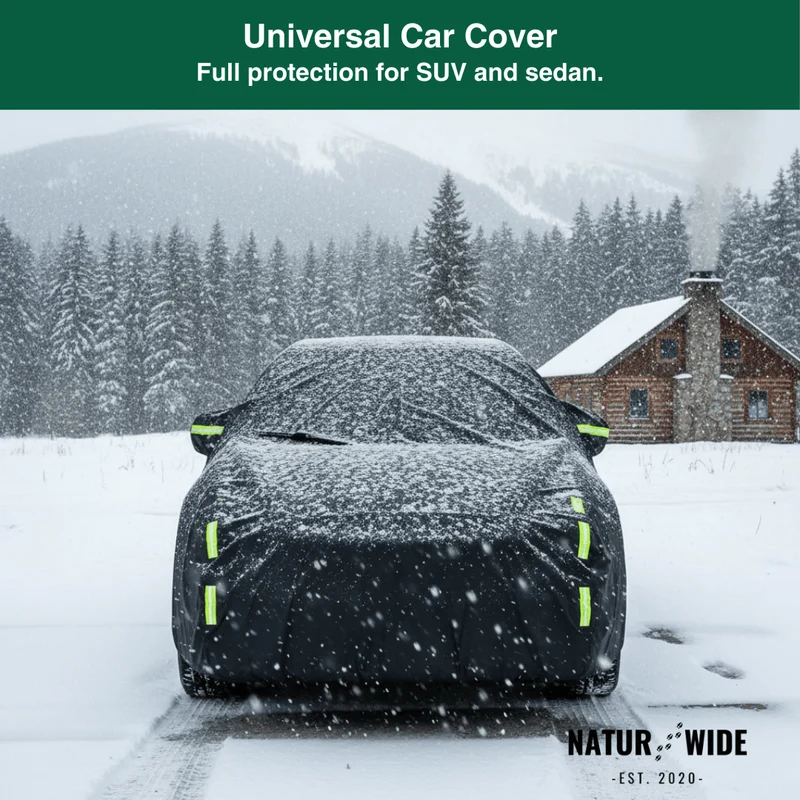 Universal All-Weather Car Cover for Sedans & SUVs
