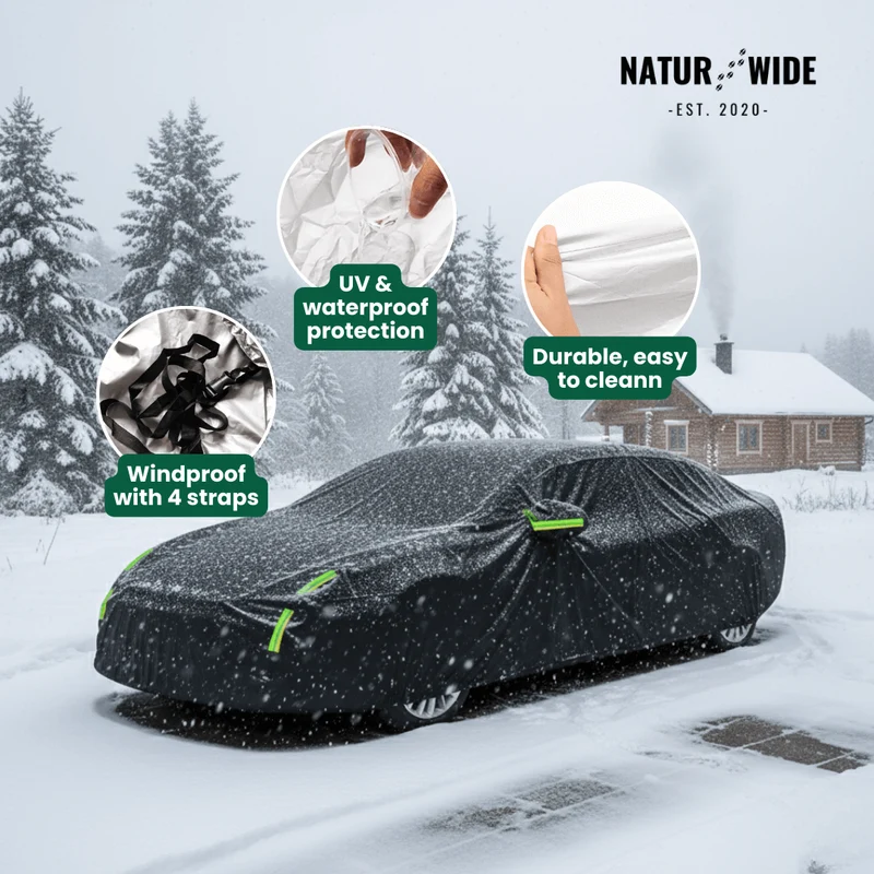 Universal All-Weather Car Cover for Sedans & SUVs