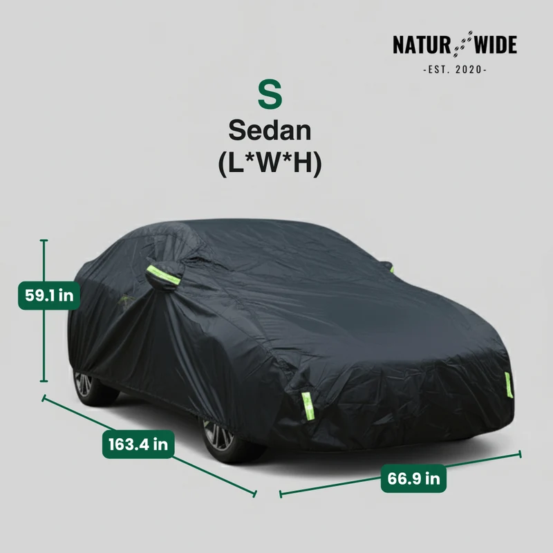 Universal All-Weather Car Cover for Sedans & SUVs
