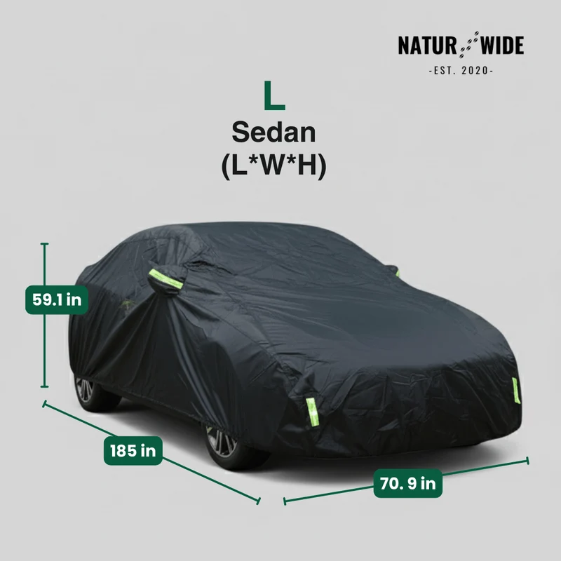 Universal All-Weather Car Cover for Sedans & SUVs