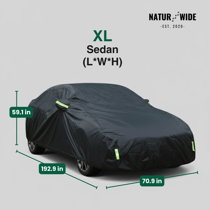 Universal All-Weather Car Cover for Sedans & SUVs