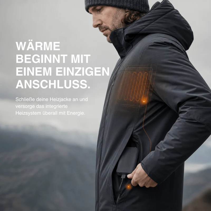 Powerbank-Paar für beheizte Socken – 3,7 V / 2 A, 2×4.000 mAh