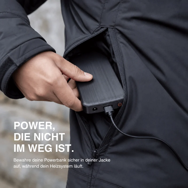 Powerbank-Paar für beheizte Socken – 3,7 V / 2 A, 2×4.000 mAh