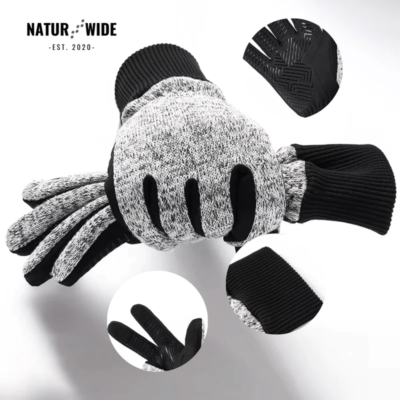 Winter Outdoor Sport Gloves – Touchscreen, Windproof & Anti-Slip Gloves