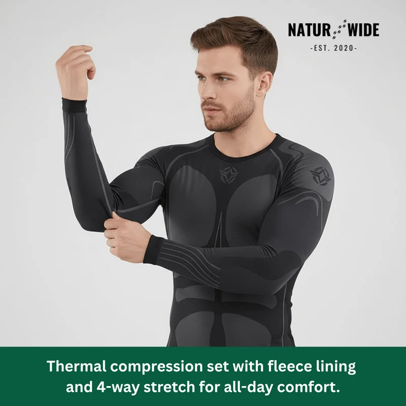 Men’s Thermal Compression Underwear Set