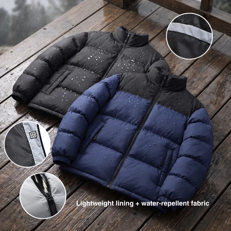 Naturwide Heated Winter Jacket – 6 Heating Zones, Waterproof & Extra Warm for Men and Women