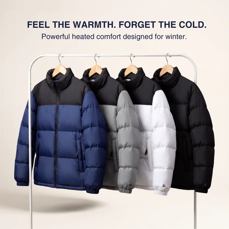 Naturwide Heated Winter Jacket – 6 Heating Zones, Waterproof & Extra Warm for Men and Women