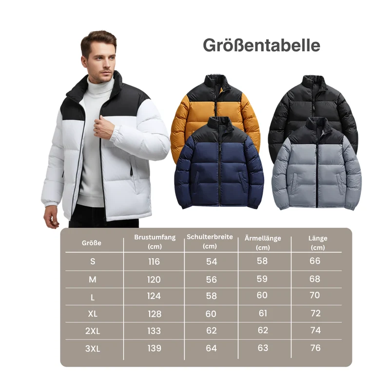 Beheizte Winterjacke – 6 Heiz-Zonen, wasserdicht & extra warm für Damen & Herren