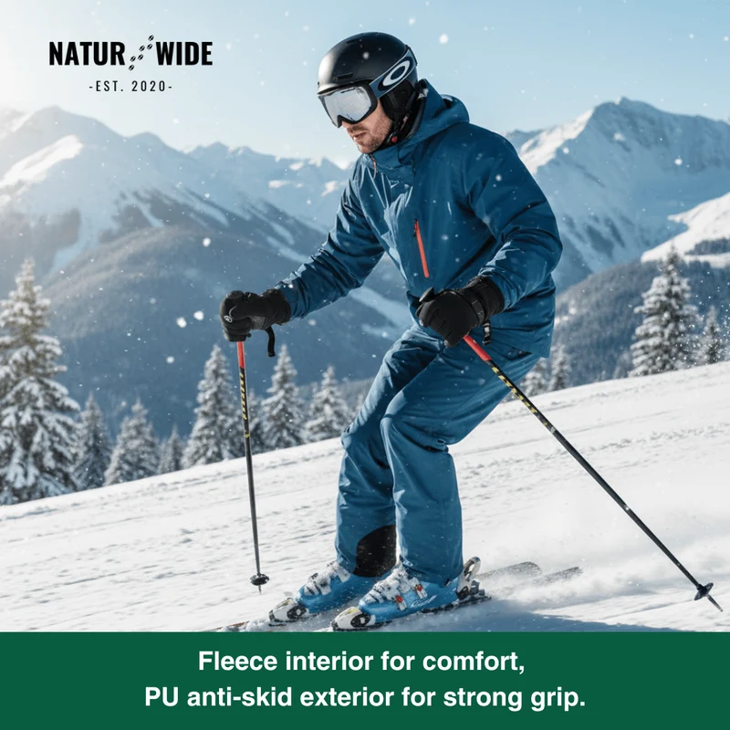 Naturwide Winter Gloves – Waterproof, Windproof & Touchscreen-Compatible