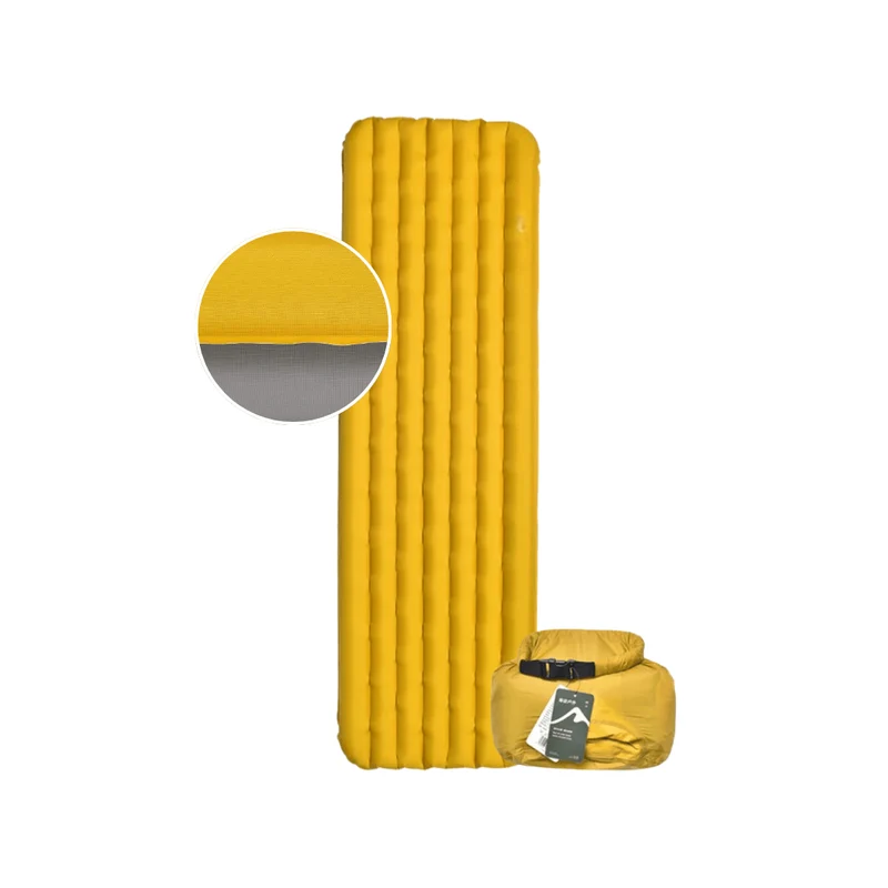 NaturWide 7.6R Camping Sleeping Pad – Ultralight, Self-Inflating & Double-Reinforced
